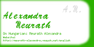 alexandra meurath business card